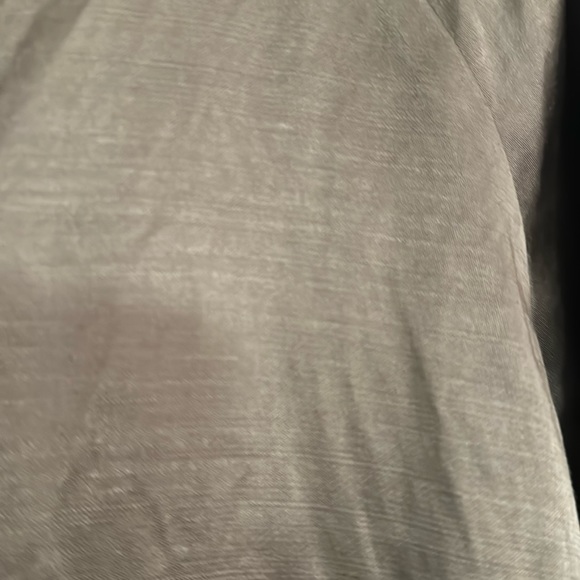 Zara Lightweight Satin Olive Green Bomber Jacket Sz Small - Picture 11 of 15